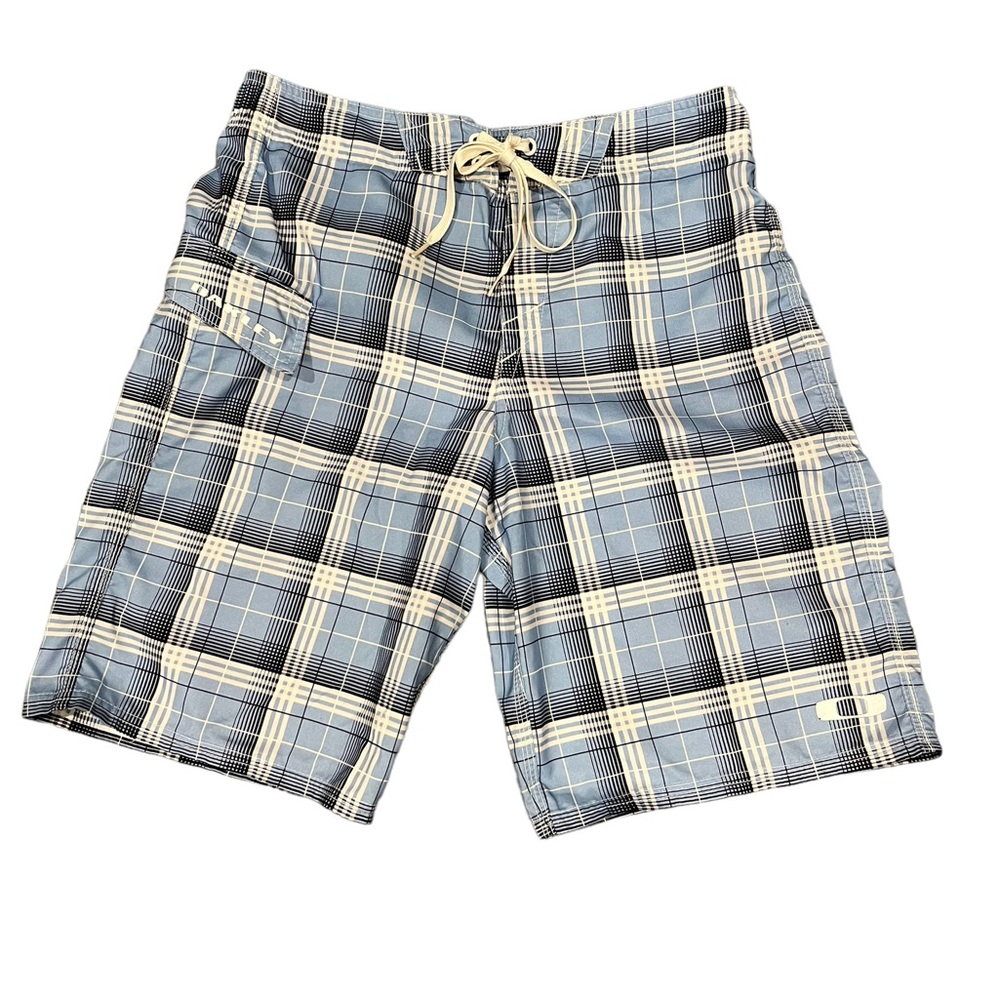 Oakley Blue Plaid Men’s Board Short Sz 30/32